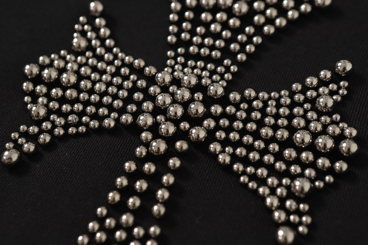 Chrome Hearts Rhinestone Cross Hoodie - Black Gothic Streetwear 2633